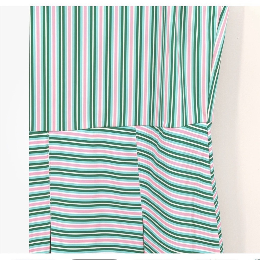 NWT Addison Bay Striped Racquet Performance Dress Sleeveless Sporty Sz XS - Picture 4 of 9